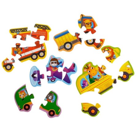 Maxi-puzzles "Transport", 5 puzzles, 20 parts-2