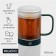 Mug - glass “slot”, 400 ml, 11.5 × 8 × 12.2 cm