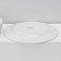 A set of plates of porcelain dining Magistro Basic Bistro, 6 objects: D = 22 cm, white color