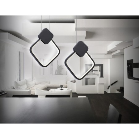 LED LED LED suspension Ambrella Light, Linetech, FL5256, LED, 11 W, 825LUM, 4200K, Black Color Black-1
