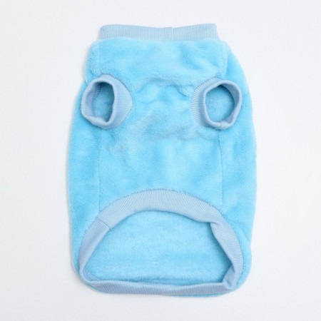 Sweatshirt for animals "Chamomile", Velsoft, Size S, Blue (DS 25, Osh 22, OG 34 cm)-6