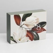 Confectionery box, packaging, “March 8”, 20 x 15 x 5 cm