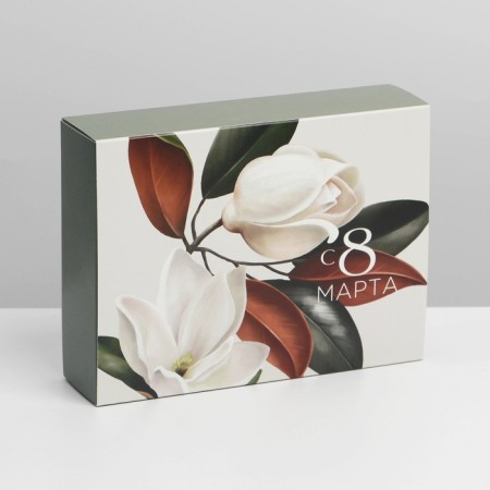 Confectionery box, packaging, “March 8”, 20 x 15 x 5 cm