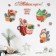 Interior stickers "Sweets", holography 21 x 29.7 cm, New Year