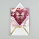 A postcard with the “Shine” envelope, embossing, 7 x 7 cm