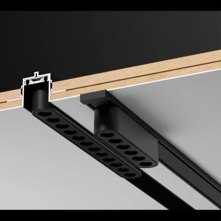 Low -voltage overhead busbar (plugs included) novotech. SMAL, 5.5x1000x25 mm-1
