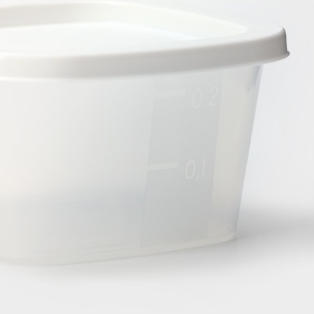 Set of square containers Biofresh, 3 pcs: 0.23 l, 0.5 l, 0.9 l, color mix-9