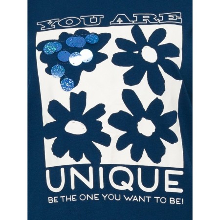 Female T -shirt, size XXS, blue color-3