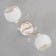 Celestial chandelier Kimberly 2HE27 40W gold, white