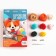 Set for creating brooches made of wool "Corgi with ice cream"