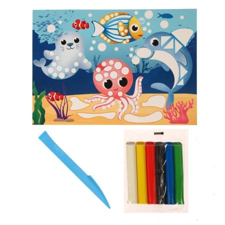 Application with plasticine "Sea World"-2