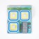Nightlight with LET LED FDD (set of 3 lamps and remote control) 3xaa 3x20x23 cm Risalux