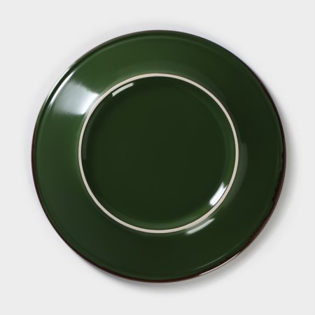 Porcelain plate Punto Verde, D = 24 cm-3