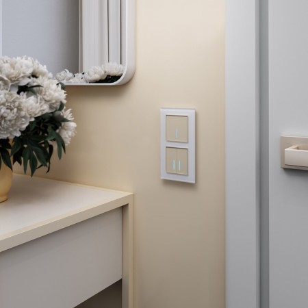 W4520611 touch switch, two-valve, with Wi-Fi function, champagne-5