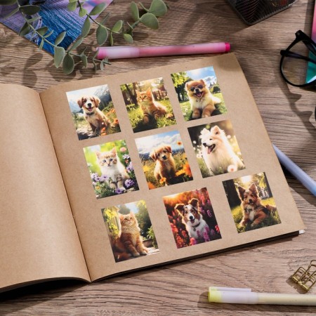 Paper stickers "Best Friends", 11 x 15.5 cm-3