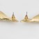 Earrings Metal "Bohemia" New Leaf, Color Gold