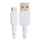 Krutoff Classic, MicroUSB cable - USB, 1.5 A, 1 m, TPE coating, white
