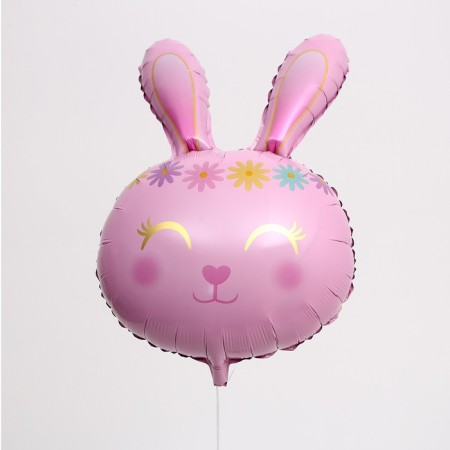 Foil ball 32 "Pink Rabbit"-8