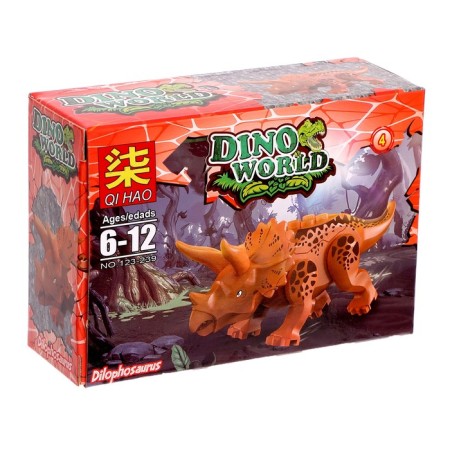Block designer "Dinosaurs", 12 species, mix-21