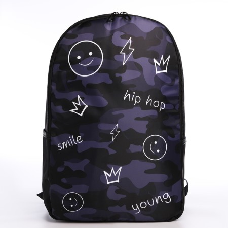 School backpack with a pen-hop, 42x28x13 cm, black color-3