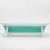 Bath Bath Folding with a drain, 75 cm..
