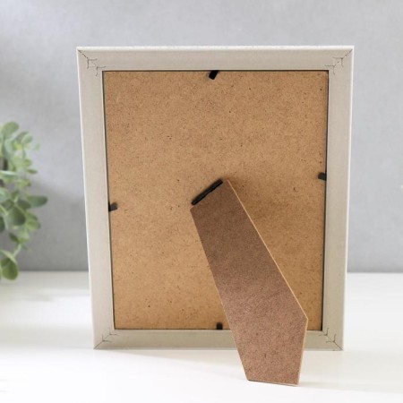 Photo frame plastic 15x20 cm "Silver patina on white" 23x18 cm-2