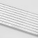 Mirror mosaic adhesive, 0.5 × 0.5 cm, 8 rows 4 cm × 1 m, silver glass
