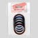 Adhesive tape for decor "sparkles", 5 pcs, 1 mm, 10 m, multi -colored