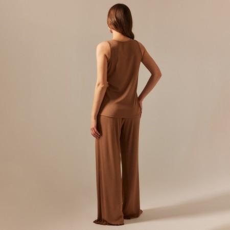 Women's home pants SL Home p. M, coffee-4