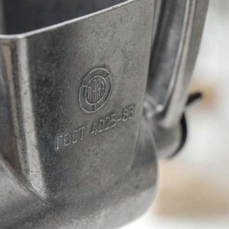 Mechanical aluminum meat grinder "PAZ MA-S"-4
