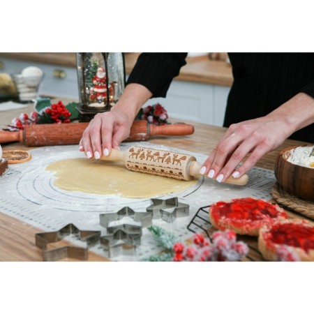 Skalk textured share, 30 × 4 cm, the working part is 11.5 cm, rotating, with curly handles-4