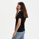 Women's T-shirt KAFTAN "honesty", black, rr 48-50