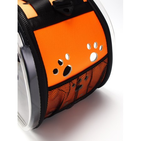 The folding bag is large, the oxford material, 42 x 30 x 25 cm, orange-5
