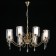 Ellegia chandelier, size 80x94x80 cm, 320W 8xe14 IP 20