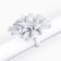Outlet. Bant for hair on elastic band, white, 11 cm, princesses