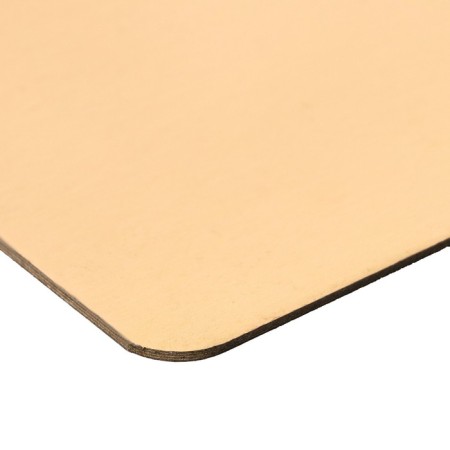 The substrate is reinforced, square, gold - coffee, 20 x 20 cm, 3.2 mm-4