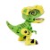 Robot dinosaur "Mini -Zavrik", interactive: reacts to touches, sound, light, batteries, mix color