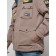 Male winter jacket, size 52, brown color