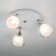 Citilux “Samba” CL158131, 36x36 cm, 3x75W, E27, black and white color