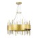 Suspended chandelier ST LUCE. SL1633.203.12. Olvera. 12x40 watts, E14, 60x60x37 cm, matte gold color