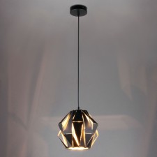 Lamp Moire 40W E27 Black 21x21x94cm
