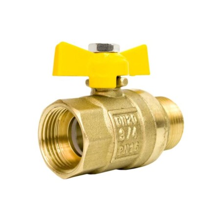 Balloon bar STI GAZ, 3/4 ", internal/outer, butterfly, for gas-1