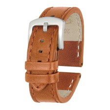 Watch strap, 26 mm, chopper 80 mm, larynx 120 mm, genuine leather, red