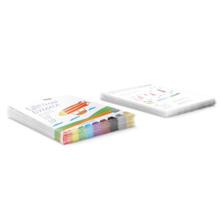 Colored paper A4, 10 colors, 10 sheets, erichkrause, bilateral, coated, in the folder, density 80 g/m2, crafts of crafts-4
