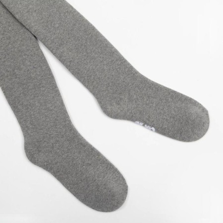 Pantyhose children's terry, gray color, height 116-122-1