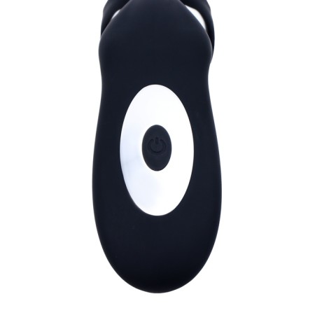 Massager of the prostate oka-hp, with an erection ring, frictions, PDU + App, 12 modes, black 106220-6