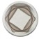 Thorix head Matrix 13120, chrome, 6-sided, CRV, under the square 1/2 ", 20 mm