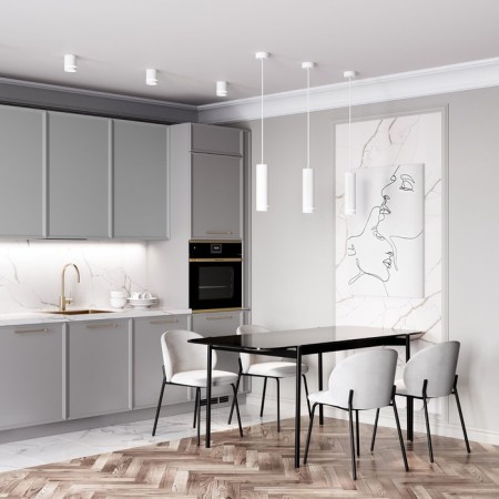 Ceiling accent Elektrostandard, Topper LED 9 W, 79X79X100 mm, IP20, white matte-3