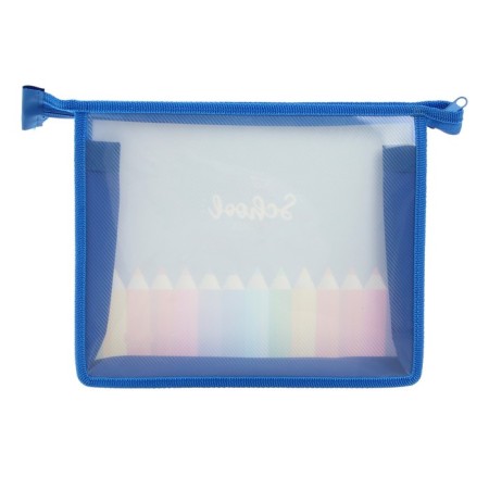 Folder for notebooks A5, 230 x 190 x 50 mm, lightning from above, plastic, calligrata "pencils"-6