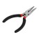 Long -folded scrap mini, polished, rubberized handles